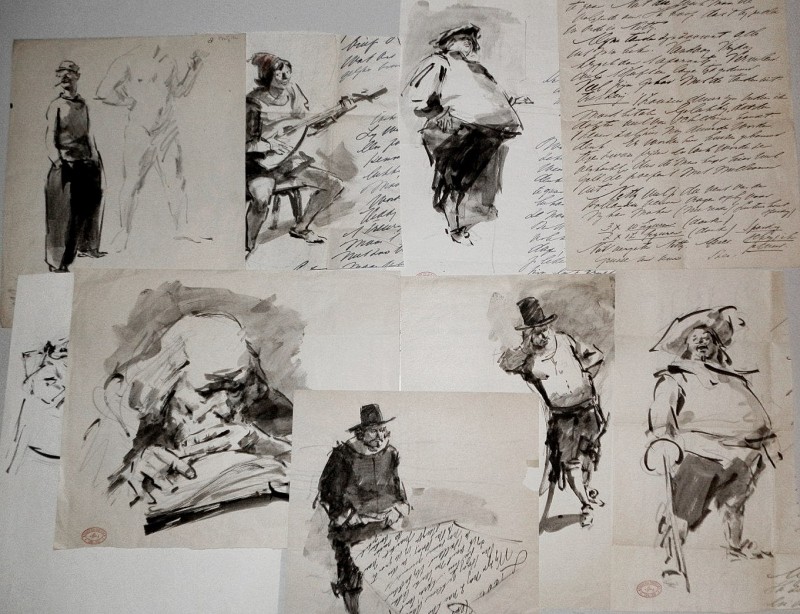 "Рисунок" by Тхео ван Елсен