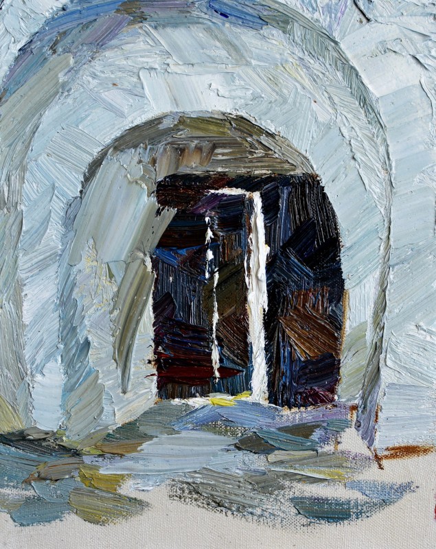 "Painting. Pleinair. Pleinair romania" by Cezar Ciobanu, oil on canvas