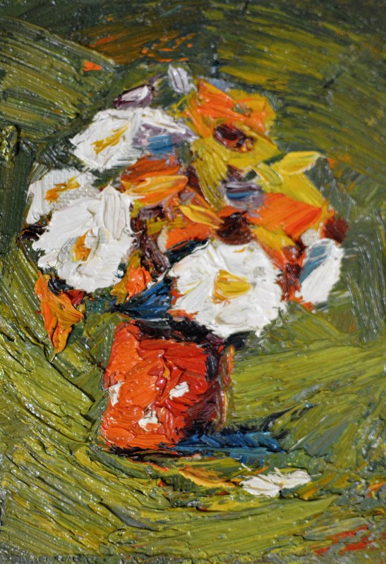 "Painting. Pleinair. Long term" by Natalia Bzovii, 150x100mm, oil on canvas