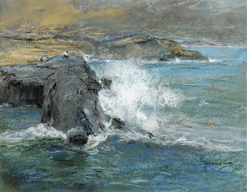 "Painting. Marine landscapes" by Giuseppe Casciaro