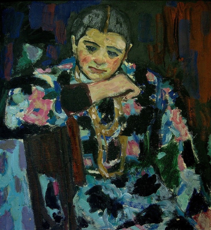 "Pictură. Figură / semifigură" by Mihai Grecu