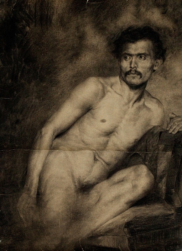 "Painting. Nude" by Samuel G. Richards
