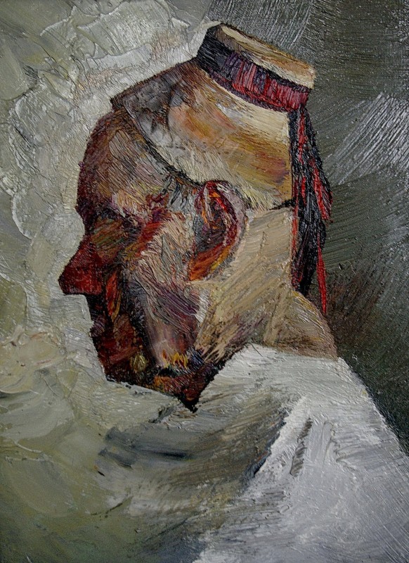 "Portret" by Cаролина Леагул, 2012, 400x300mm, масло / холст