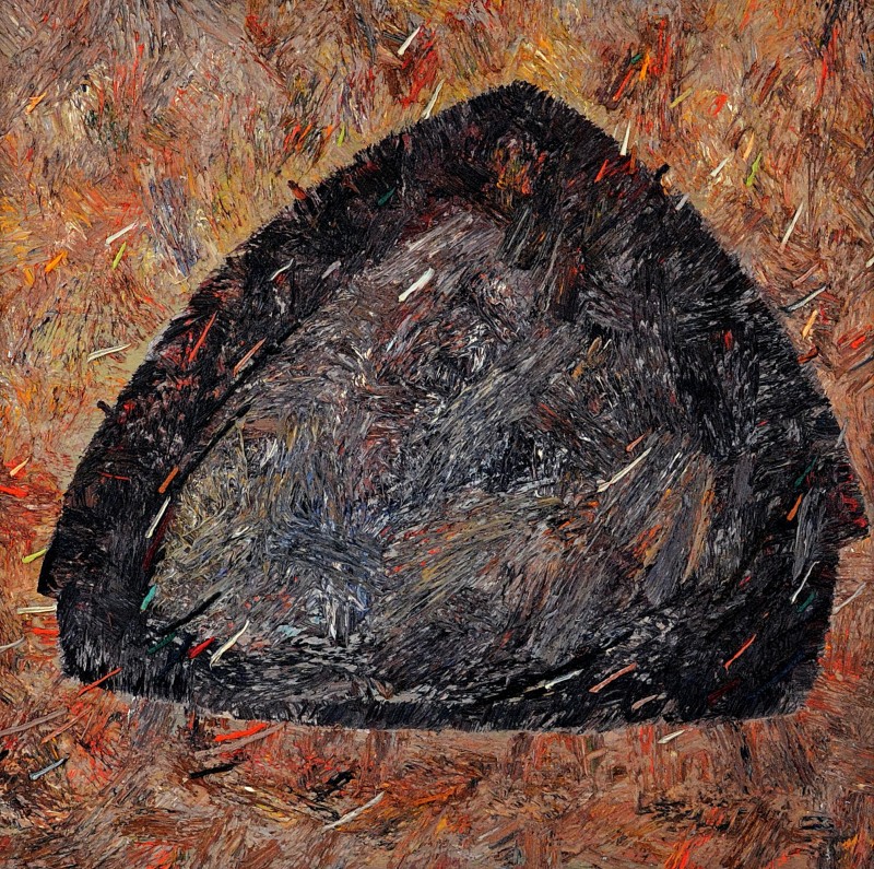 "Etude" by Anatol Ghimpu, 2007, 800x800mm, oil on canvas