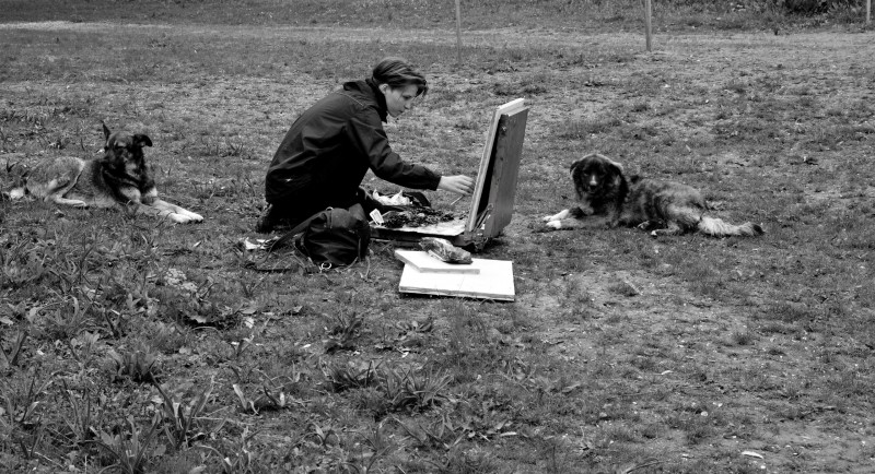 Pleinair session. Târgu Jiu, România. April 2018