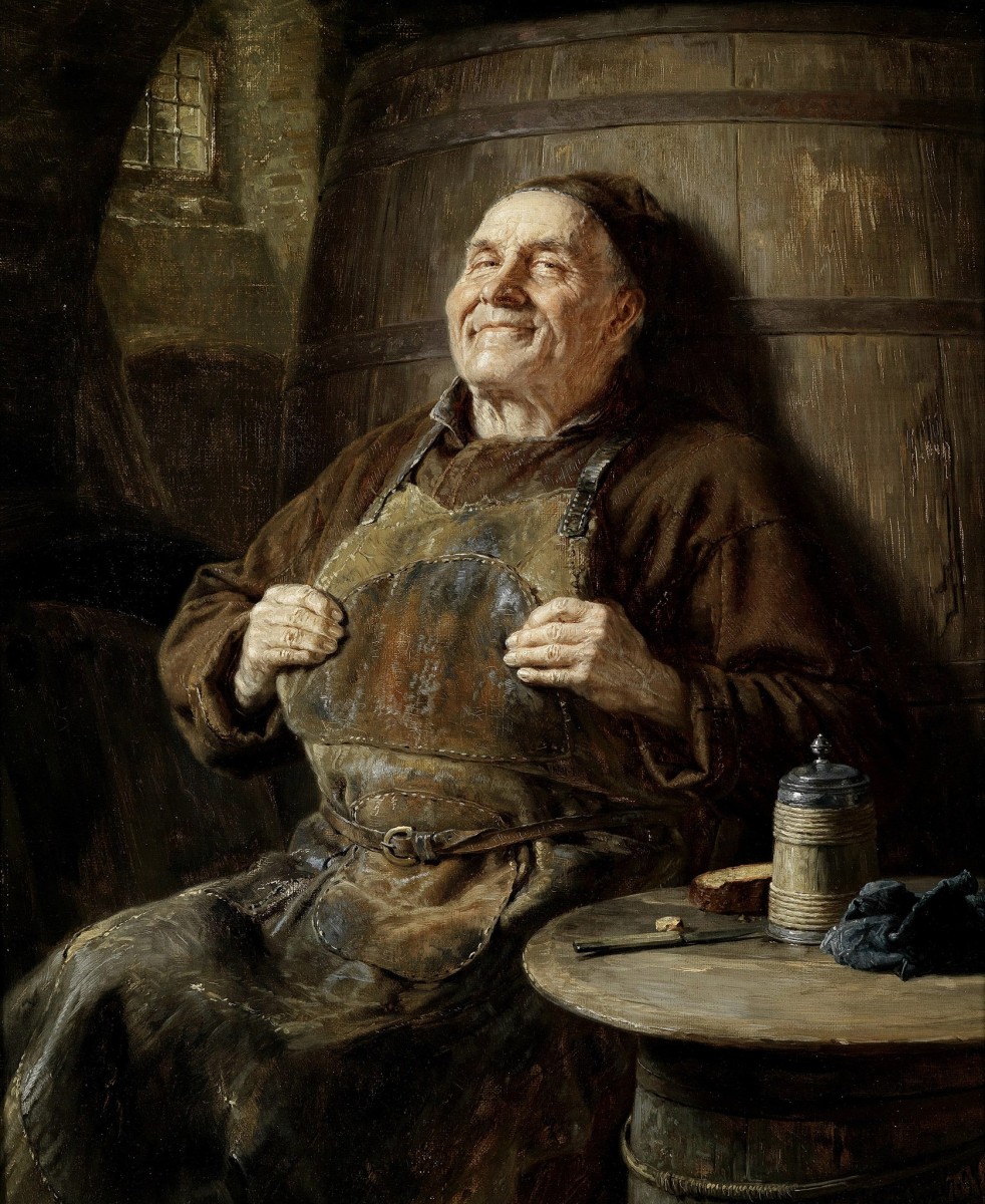 "Композиция. Фигура / полуфигура" by Едуард вон Грютзнер