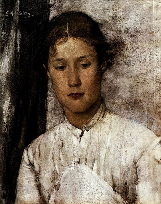 "Pictură. Portret" by Edward Arthur Walton
