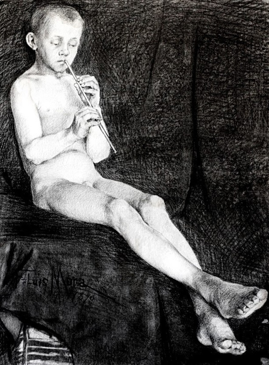 "Desen. Nud" by F. Luis Mora