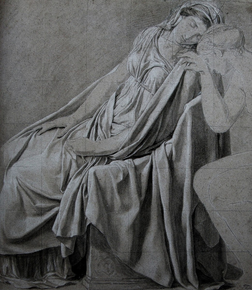 "Drawing. People" by Jacques-Louis David