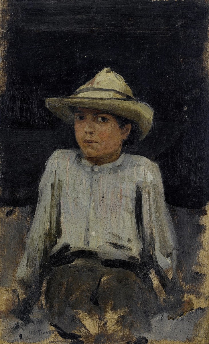 "Pictură. Figură / semifigură" by Henry Scott Tuke