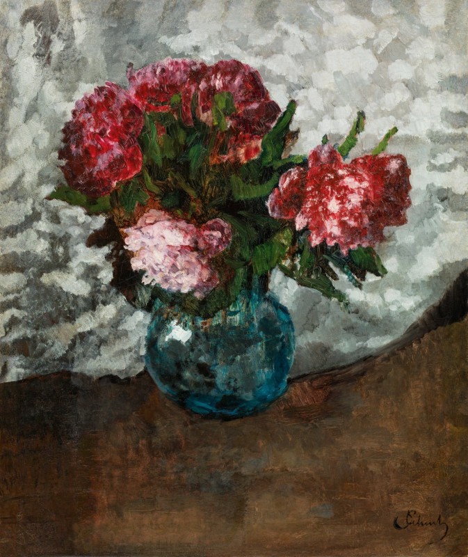 "Pictură. Flori" by Carl Schuch
