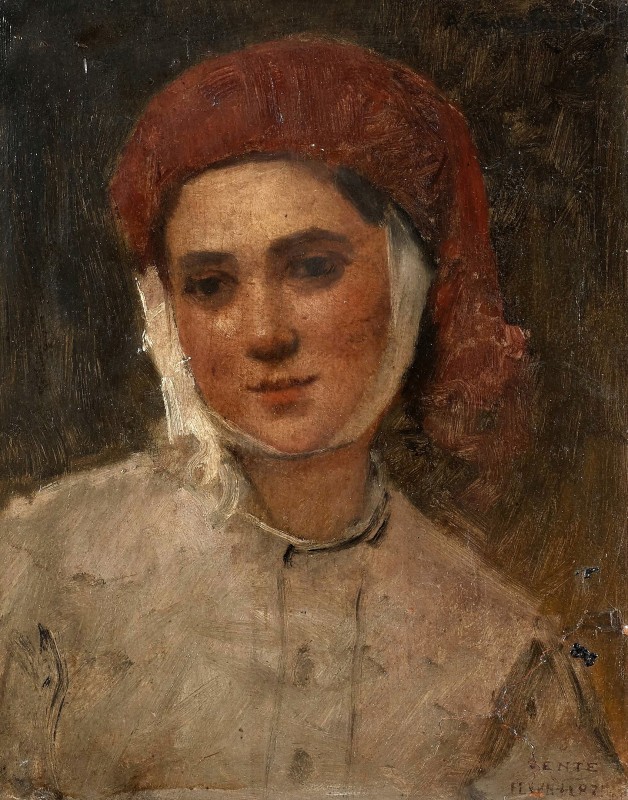 "Pictură. Portret" by Auguste Feyen-Perrin