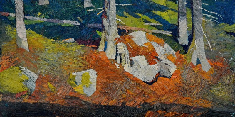 "Этюд" by Анатол Гимпу, 2012, 300x600mm, масло / холст