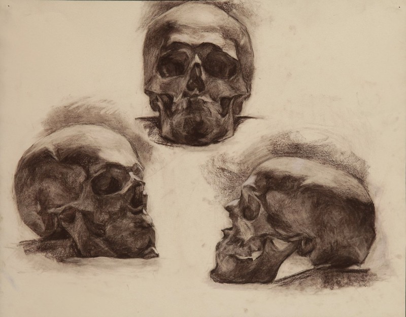 "Craniu(3 poziții)" by Lia Aminov, 2005