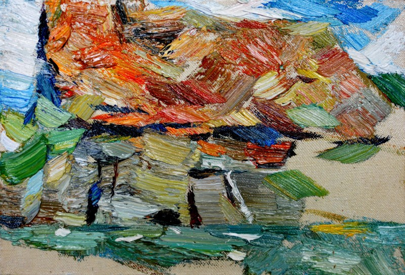 "Painting. Pleinair. Pleinair romania" by Mădălina Spînu, oil on canvas
