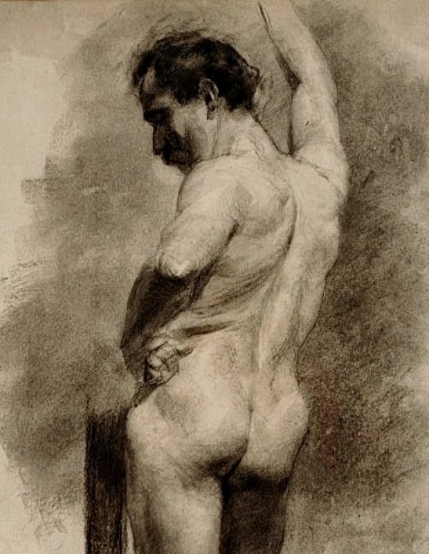 "Рисунок. Обнаженка" by Херманн Моест