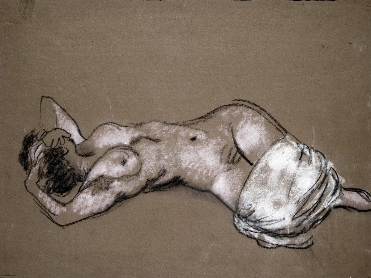 "Drawing. Nude" by Julio González