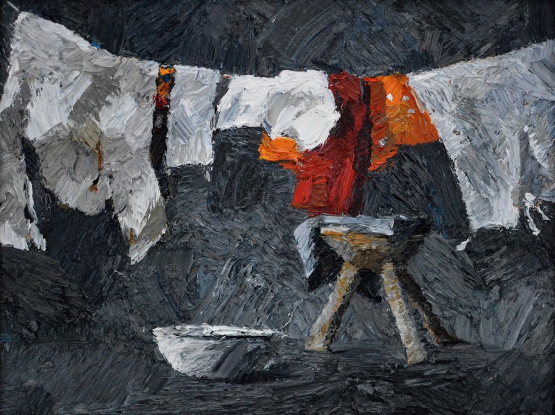 "Studiu. Natură statică" by Eduard Leahu, 2019, 320x420mm, ulei pe pânză