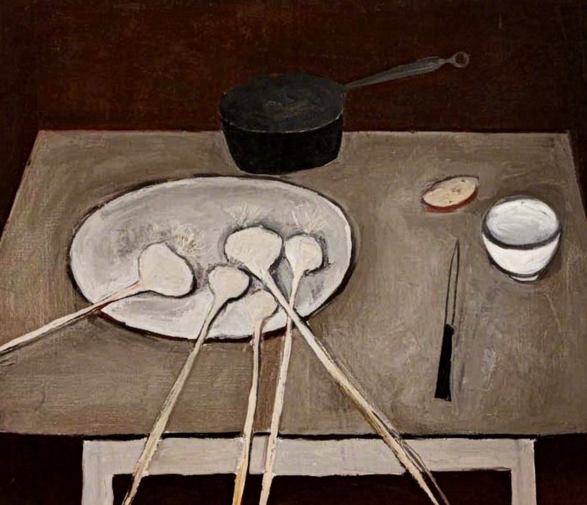 "Pictură. Natură statică" by William Scott