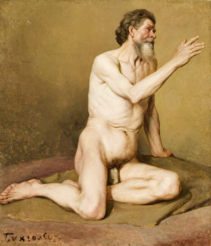 "Painting. Nude" by Fedor Fedorovich Buchgolz
