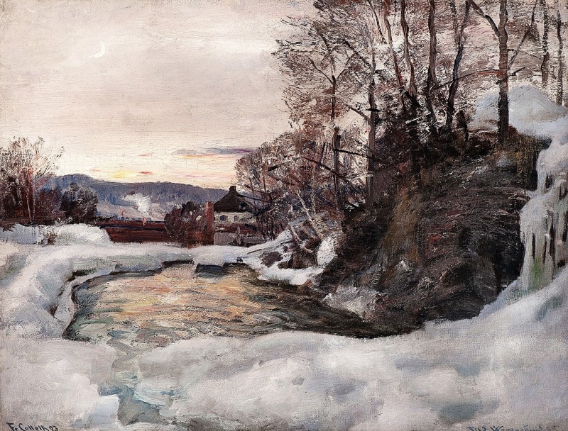 "Painting. Landscape" by Frederik Collett