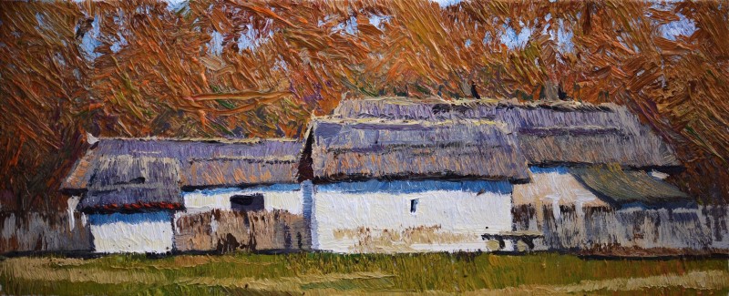 "Painting. Pleinair. Pleinair romania" by Daniel Ceban, oil on canvas