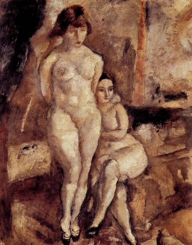 "Painting. Nude" by Jules Pascin