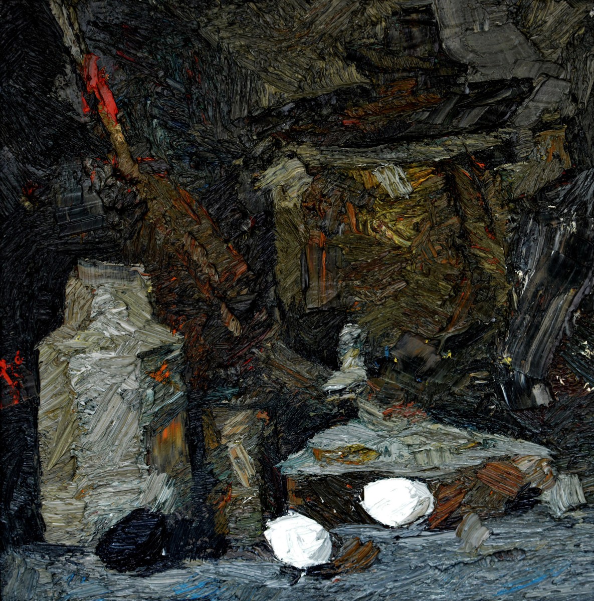 "Studiu. Natură statică" by Cаролина Леагул, 2014, 400x400mm, масло / холст
