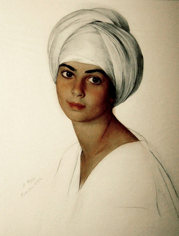 "Pictură. Portret" by Savely Sorin