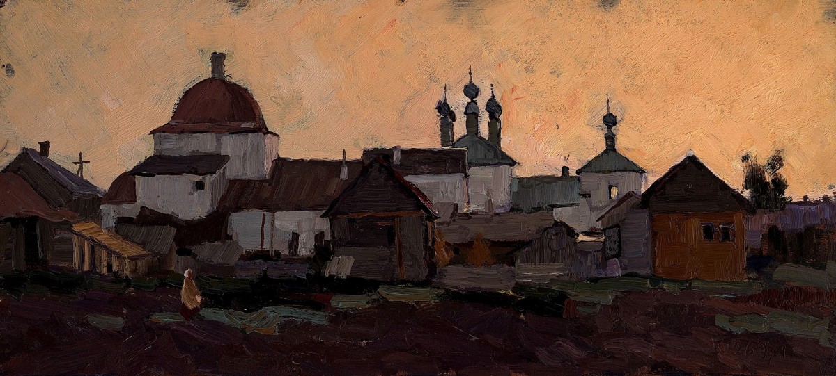 "Pictură. Cetăți și biserici" by Vladimir Fedorovich Stozharov
