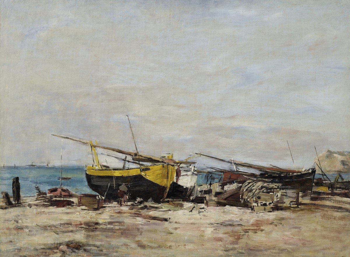 "Composition. Marine landscapes" by Eugène Boudin