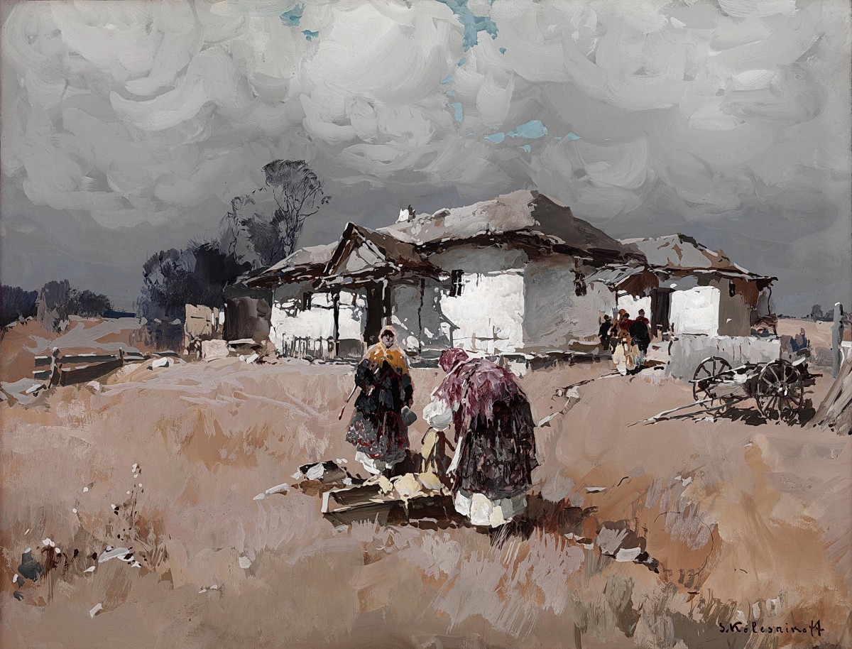 "Pictură. Rural" by Stepan Fedorovitch Kolesnikoff
