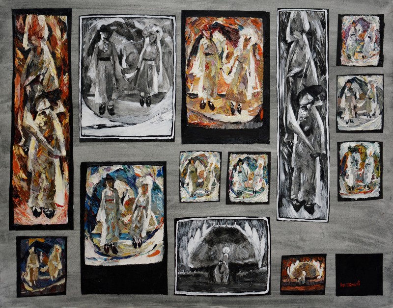 "Drawing. Long term" by Ioan Postică, 700x900mm
