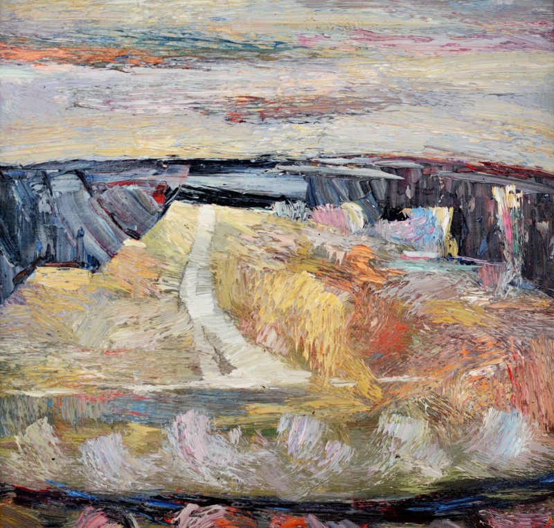 "Бутучены" by Анатол Гимпу, 1997, 540x550mm, масло / холст
