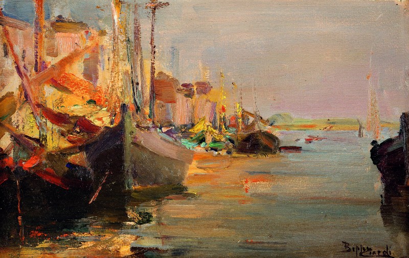 "Pictură. Peisaj maritim" by Beppe Ciardi