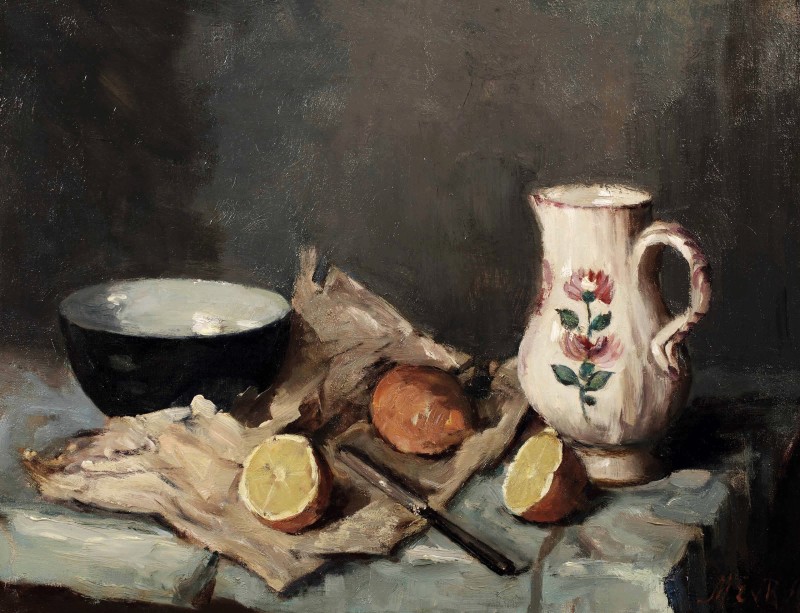 "Pictură. Natură statică" by Johan Scherrewitz