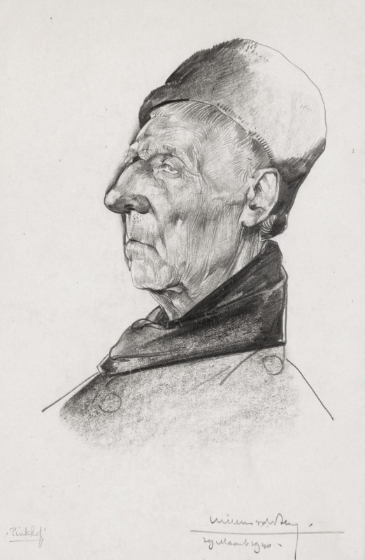 "Drawing. Portrait" by Willem van den Berg