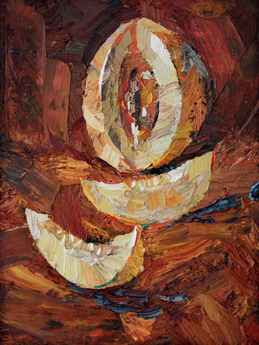 "Живопись. Этюд. Продолжительный" by Виталие Голбан, 420x320mm, масло / холст