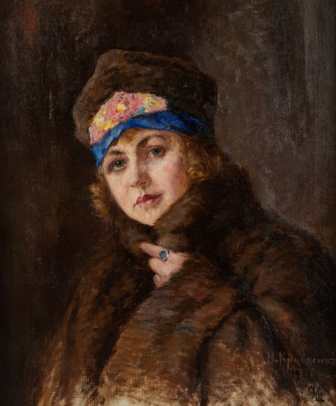 "Pictură. Figură / semifigură" by Nicolai Ivanovich Kravchenko