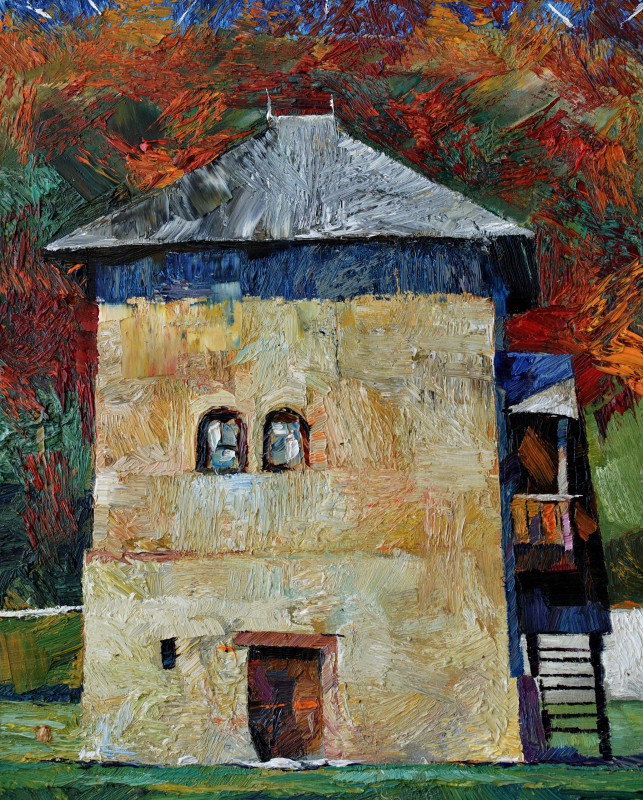 "Painting. Pleinair. Long term" by Cristina Demian, 520x420mm, oil on canvas