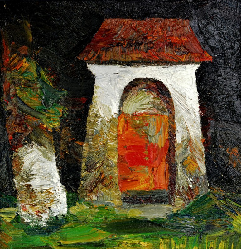 "Motiv. Merghendeal" by Cристина Драгои, 2012, 300x300mm, масло / холст