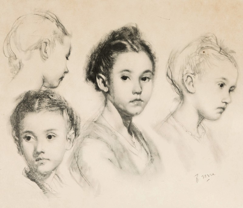 "Desen. Portret" by Francesc Serra Castellet
