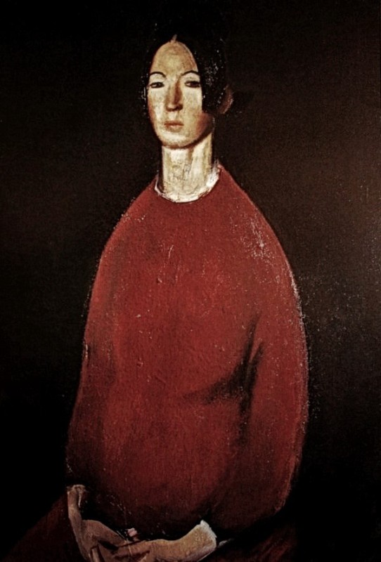 "Pictură. Figură / semifigură" by Corneliu Baba