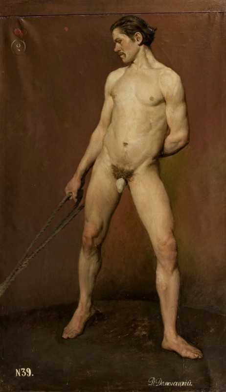 "Pictură. Nud" by Dmitrii Nikolaevich Domogatskii