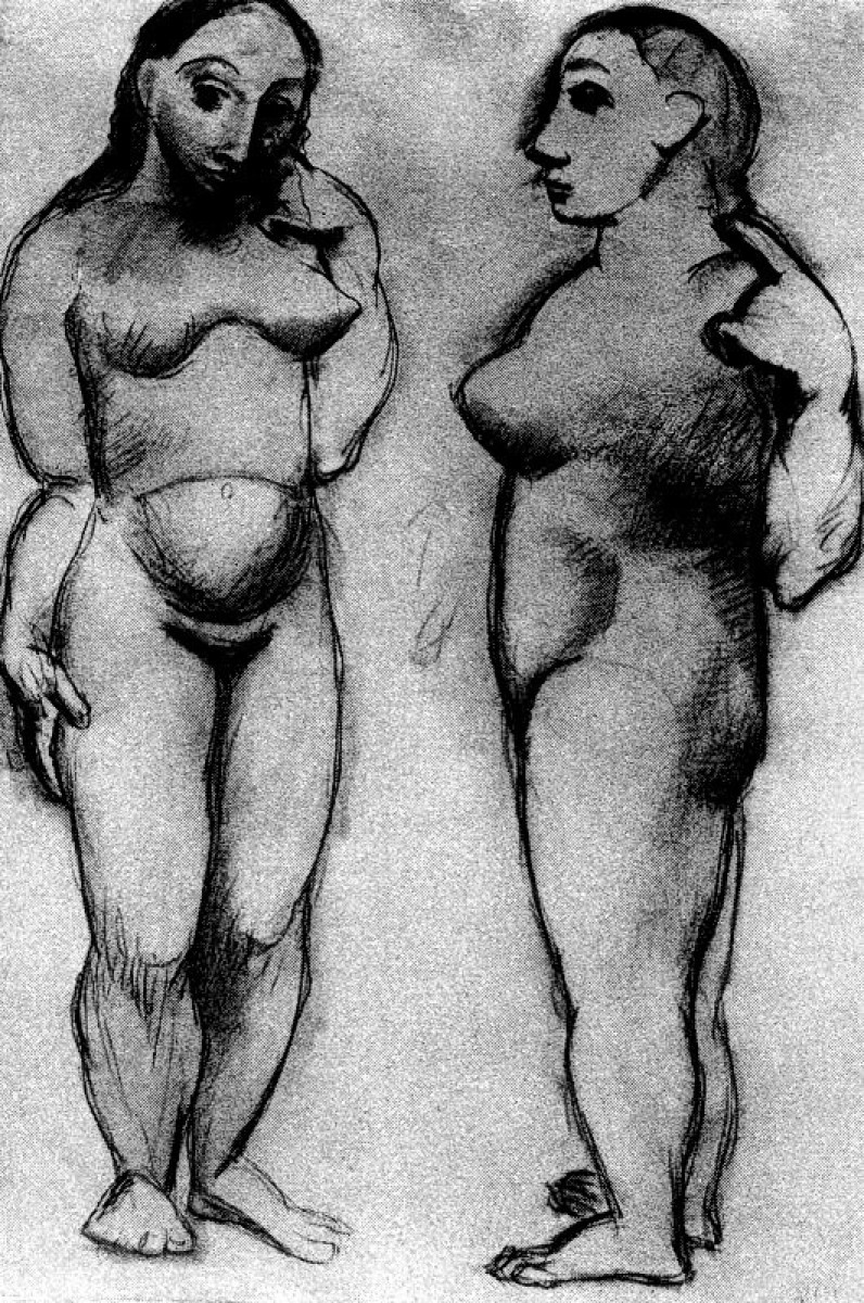 "Drawing. Nude" by Pablo Picasso