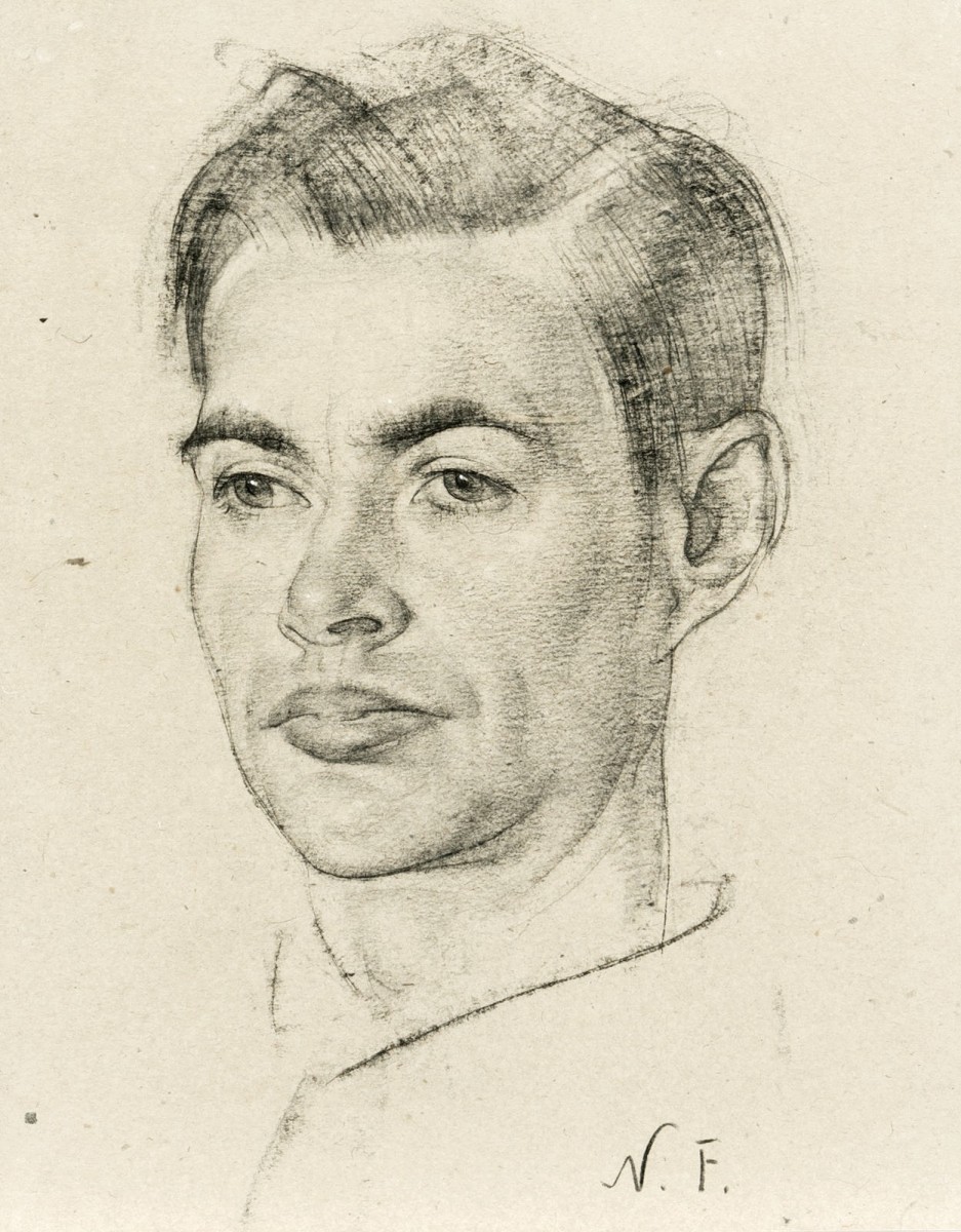 "Drawing. Portrait" by Nicolai Fechin
