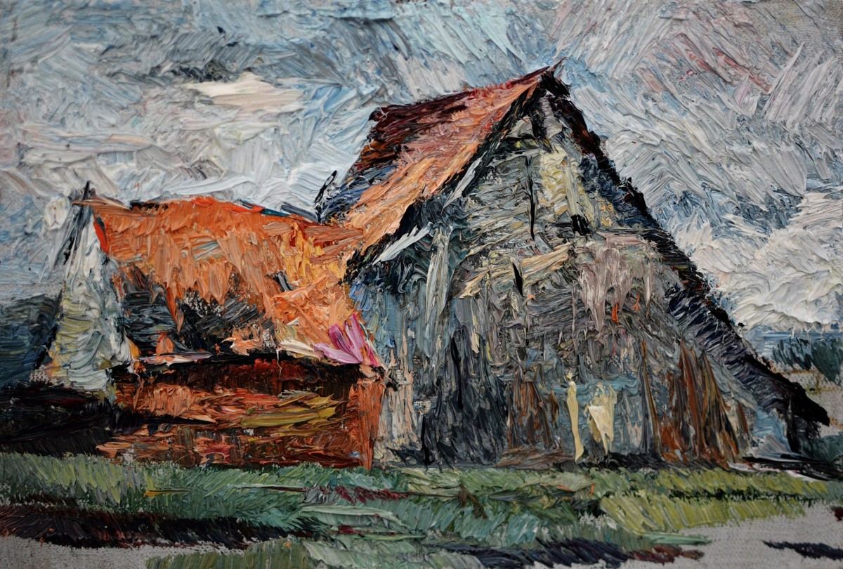 "Painting. Pleinair. Long term" by Nina Apostol, 200x300mm, oil on canvas