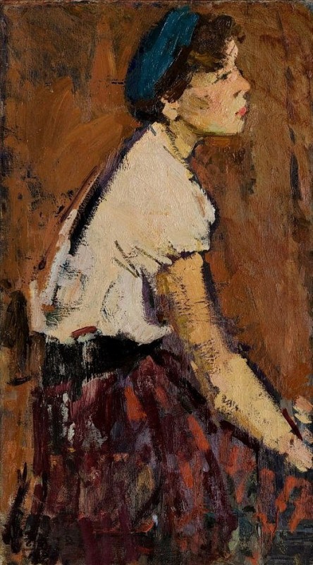 "Pictură. Figură / semifigură" by Felix (Falik) Samuilovich Lemberskiy