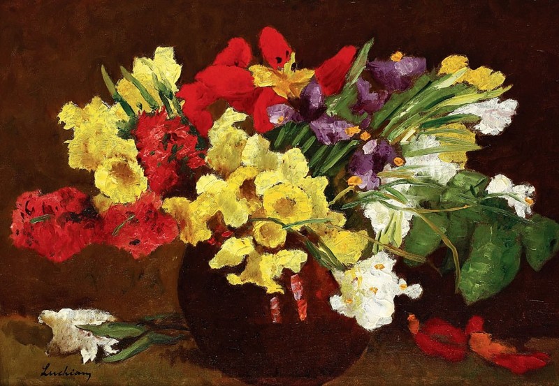 "Pictură. Flori" by Ștefan Luchian