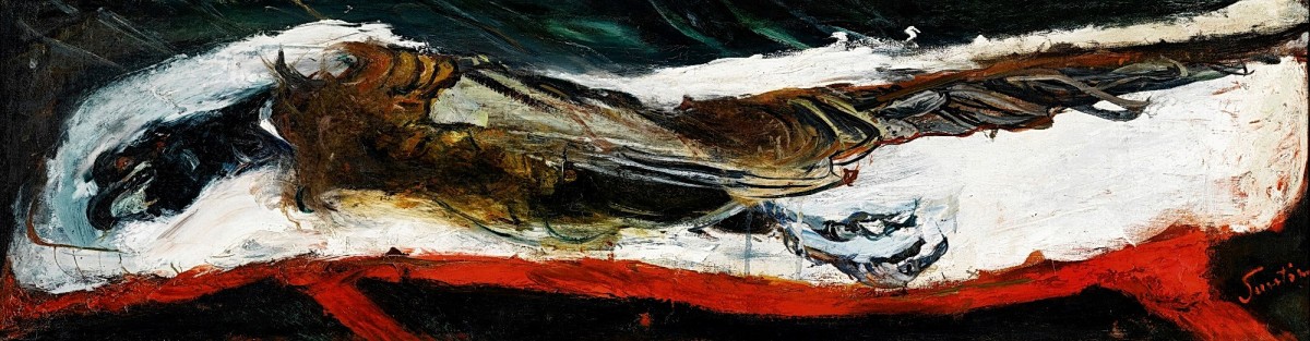 "Pictură. Peisaj" by Chaim Soutine